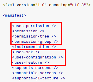 Android App Manifest